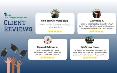 Reviews and Praise for Top College Consultants