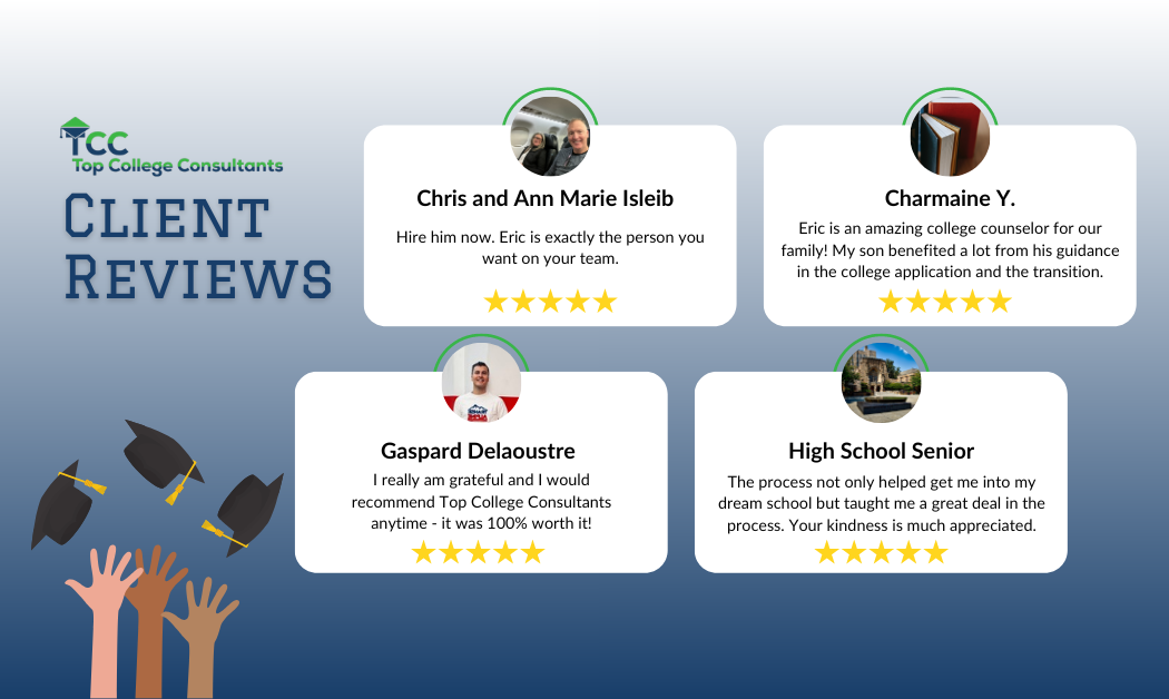 Reviews and Praise for Top College Consultants