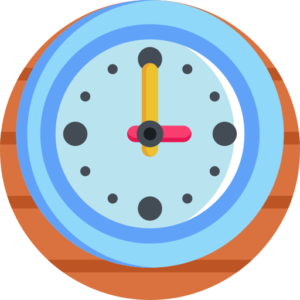 Academic coaching icon - clock