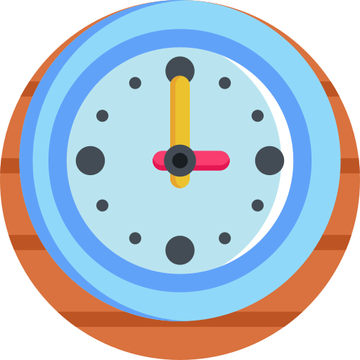 Academic coaching icon - clock