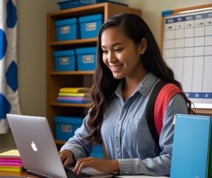 Female college student